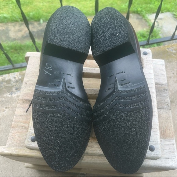 Rare Vintage Hanover Sz 10E/C Scotch Grain Plain Toe Calfskin Blucher Brown - Picture 9 of 11